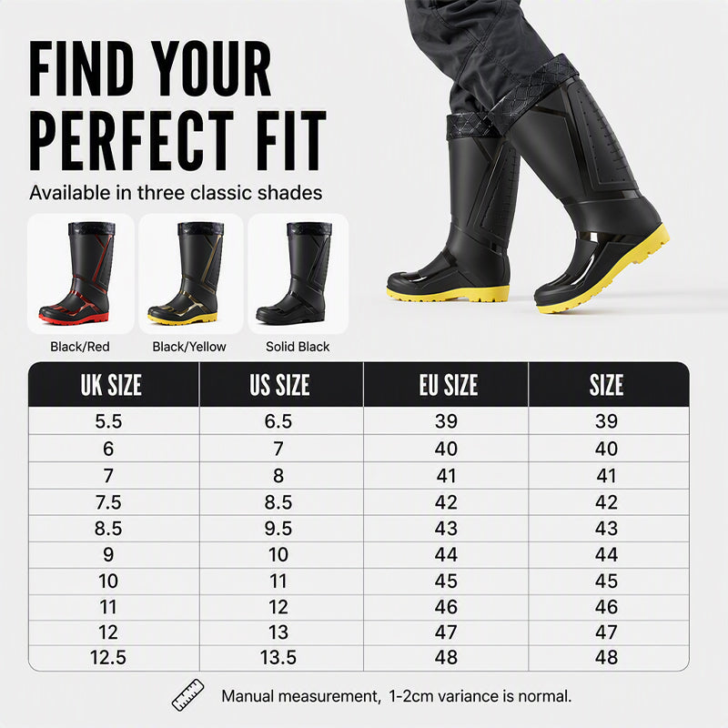 Men's High-Top Non-Slip Rain Boots