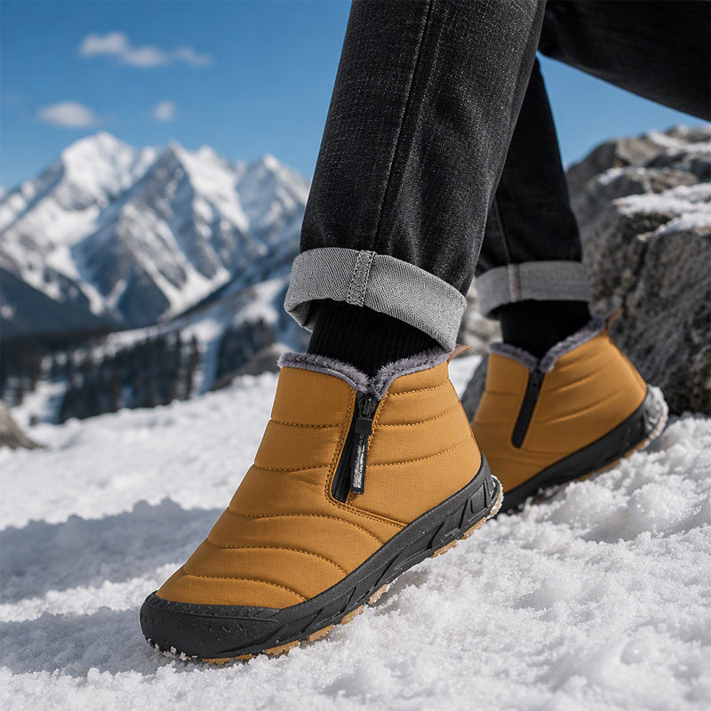 Men's Warm Faux Fur Winter Snow Boots