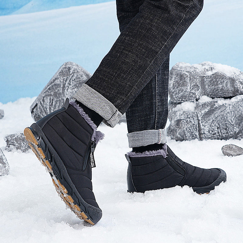 Men's Warm Faux Fur Winter Snow Boots