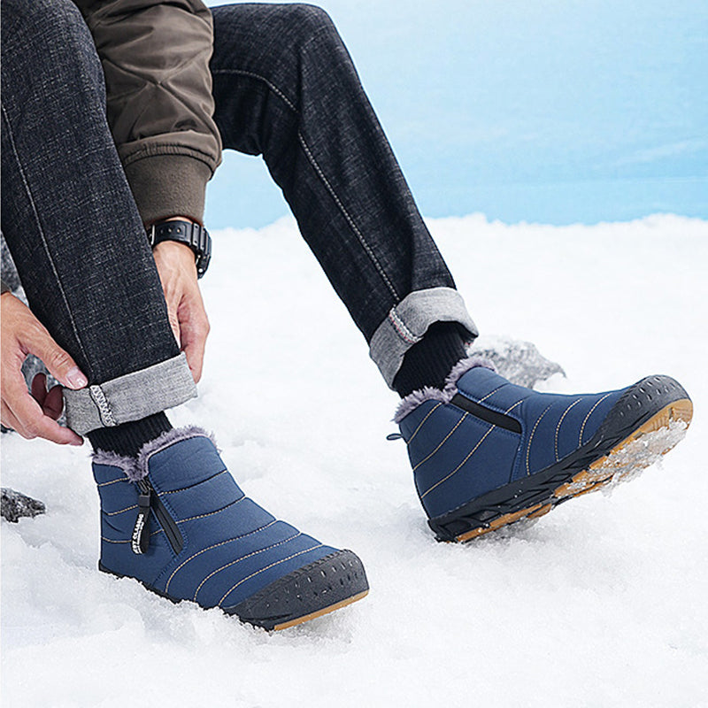 Men's Warm Faux Fur Winter Snow Boots