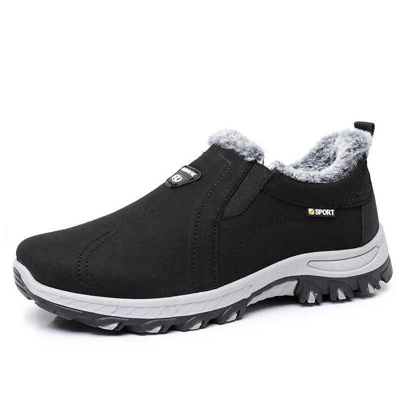 Men's Warm-Lined Slip-On Snow Boots