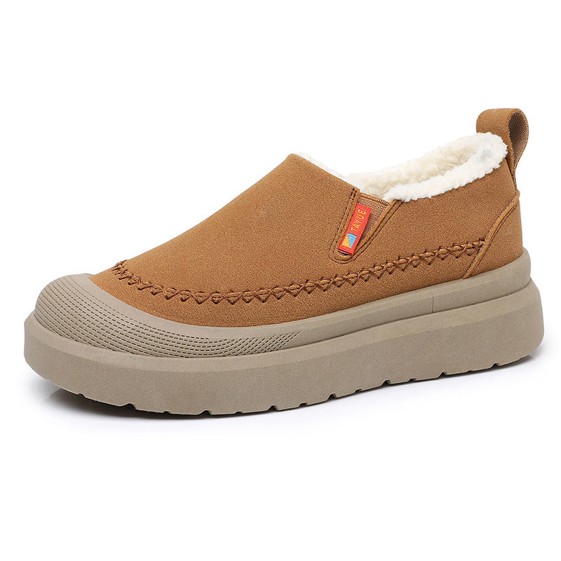 Women's Warm-Lined Slip-On Shoes