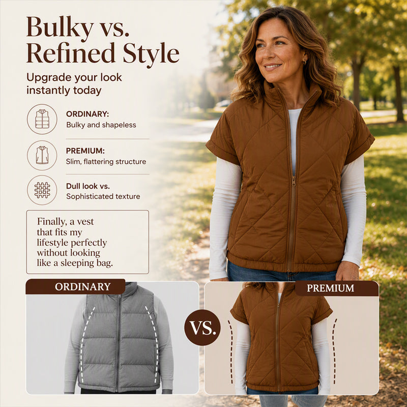 Women's Quilted Padded Warm Vest