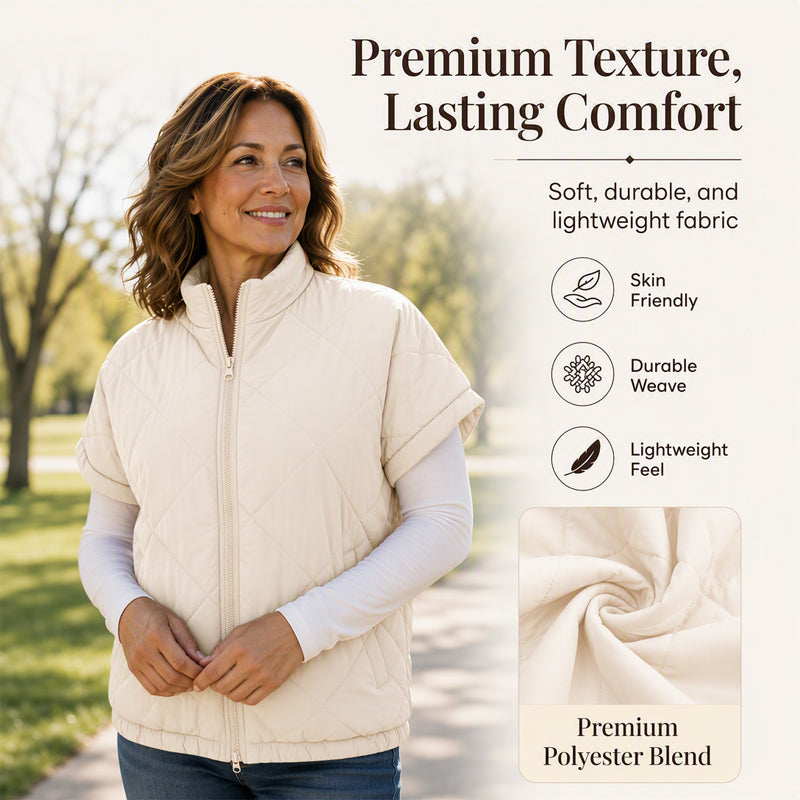 Women's Quilted Padded Warm Vest