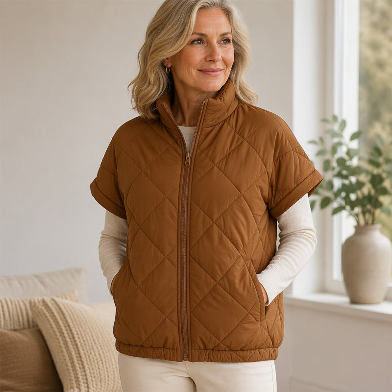 Women's Quilted Padded Warm Vest