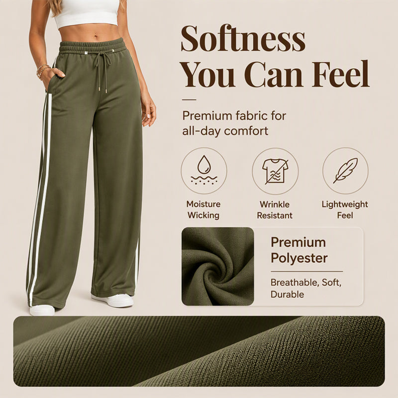 Women's High Waisted Straight Leg Pants