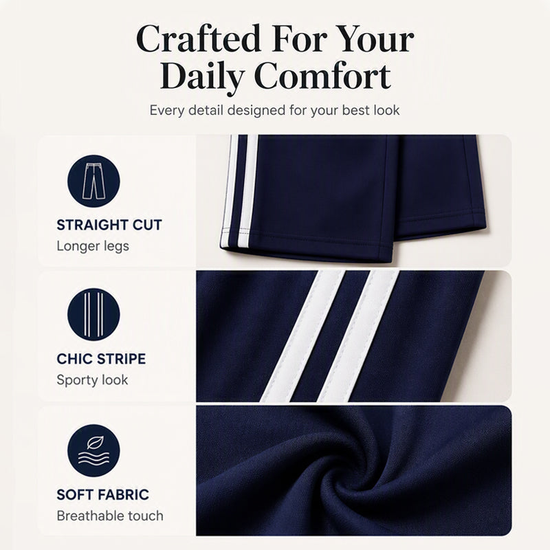 Women's High Waisted Straight Leg Pants