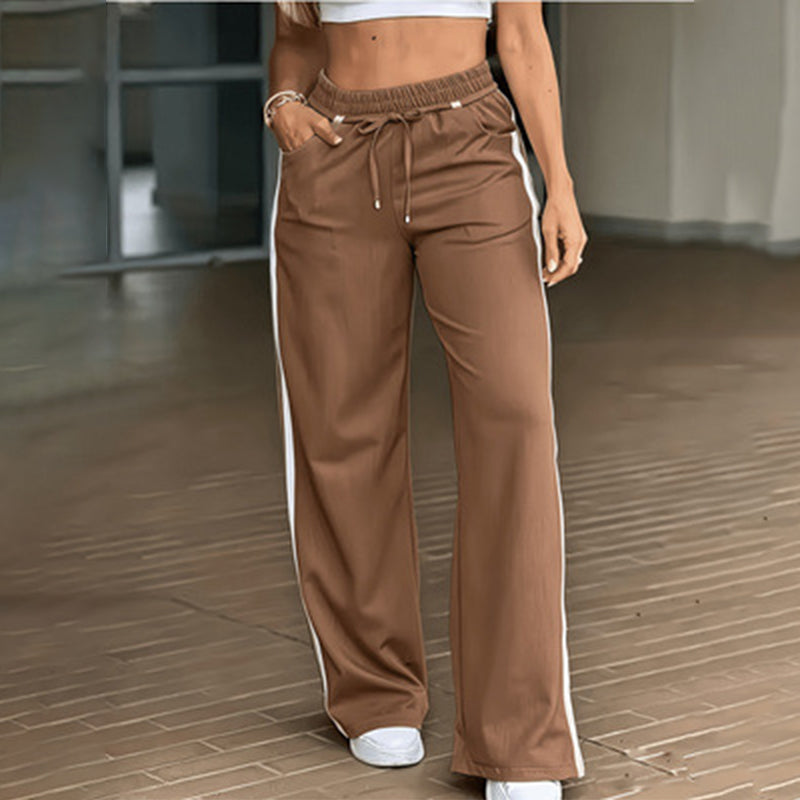 Women's High Waisted Straight Leg Pants