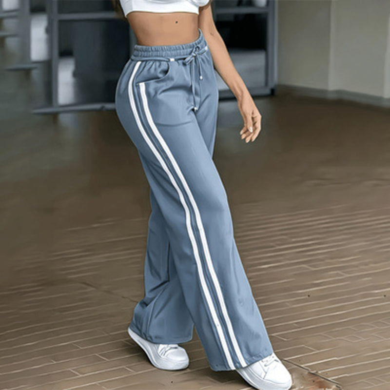 Women's High Waisted Straight Leg Pants