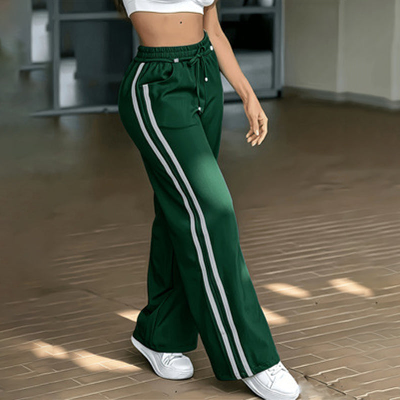 Women's High Waisted Straight Leg Pants