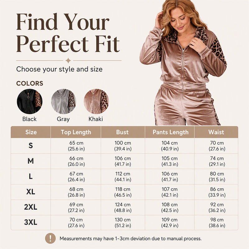 Women's Casual Leopard Print 2-Piece Set