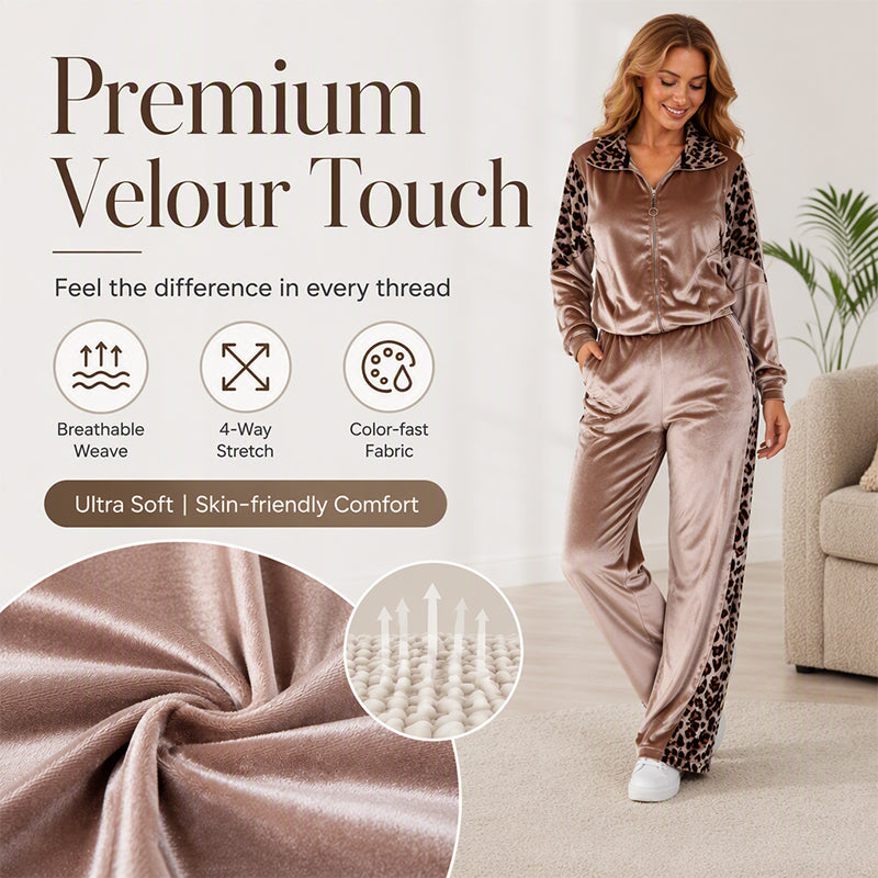 Women's Casual Leopard Print 2-Piece Set