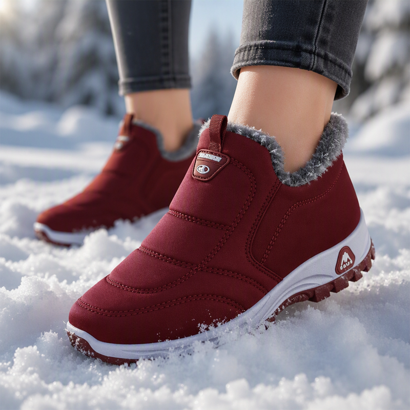 Women's Winter Warm Slip-On Snow Boots