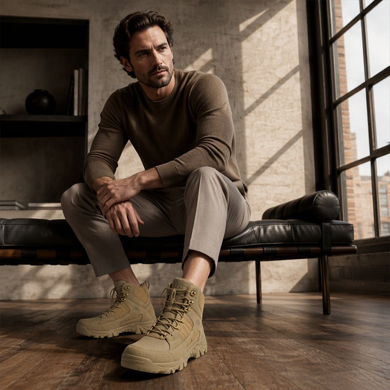 Men's Military Waterproof Non-Slip Combat Boots