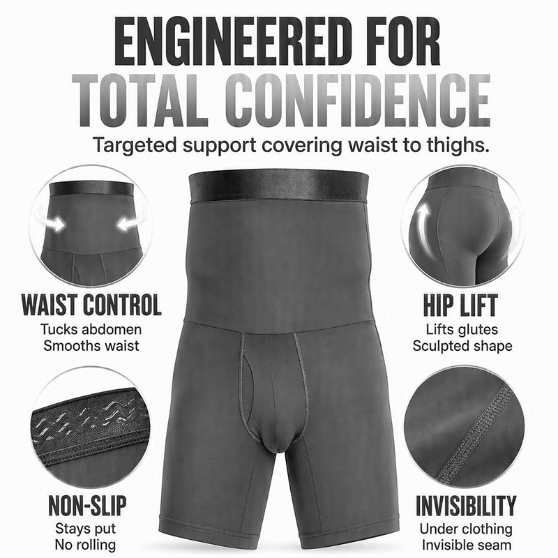 Men's High-Waist Tummy Control Shorts