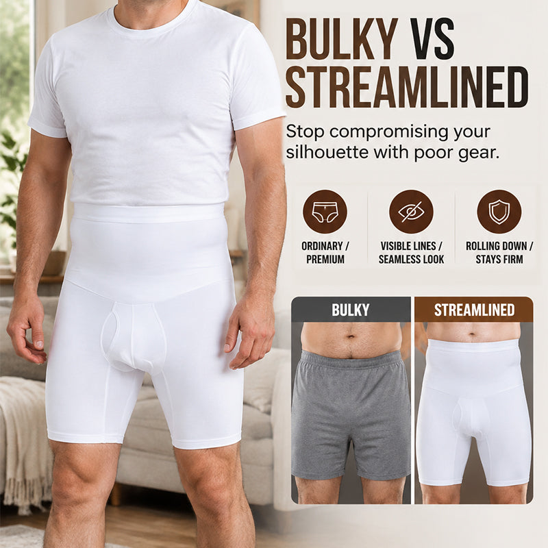 Men's High-Waist Tummy Control Shorts