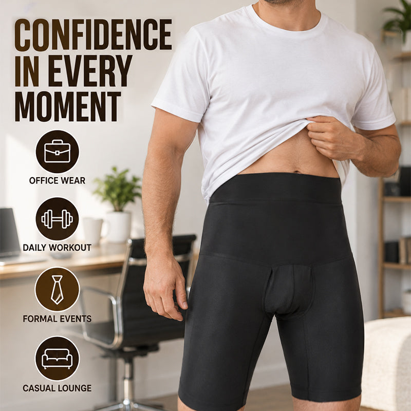 Men's High-Waist Tummy Control Shorts