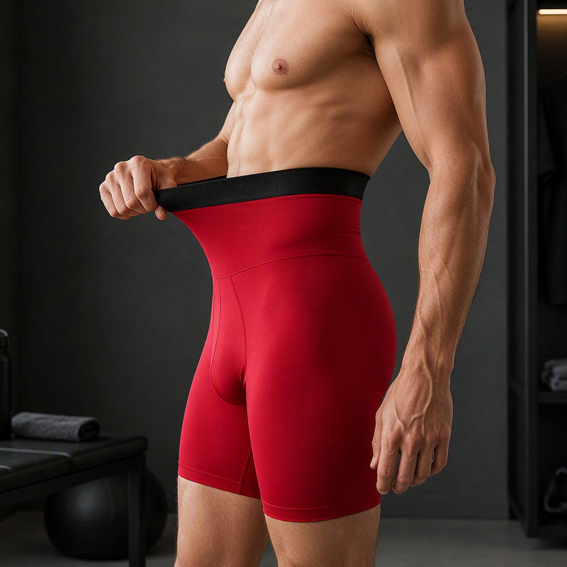 Men's High-Waist Tummy Control Shorts