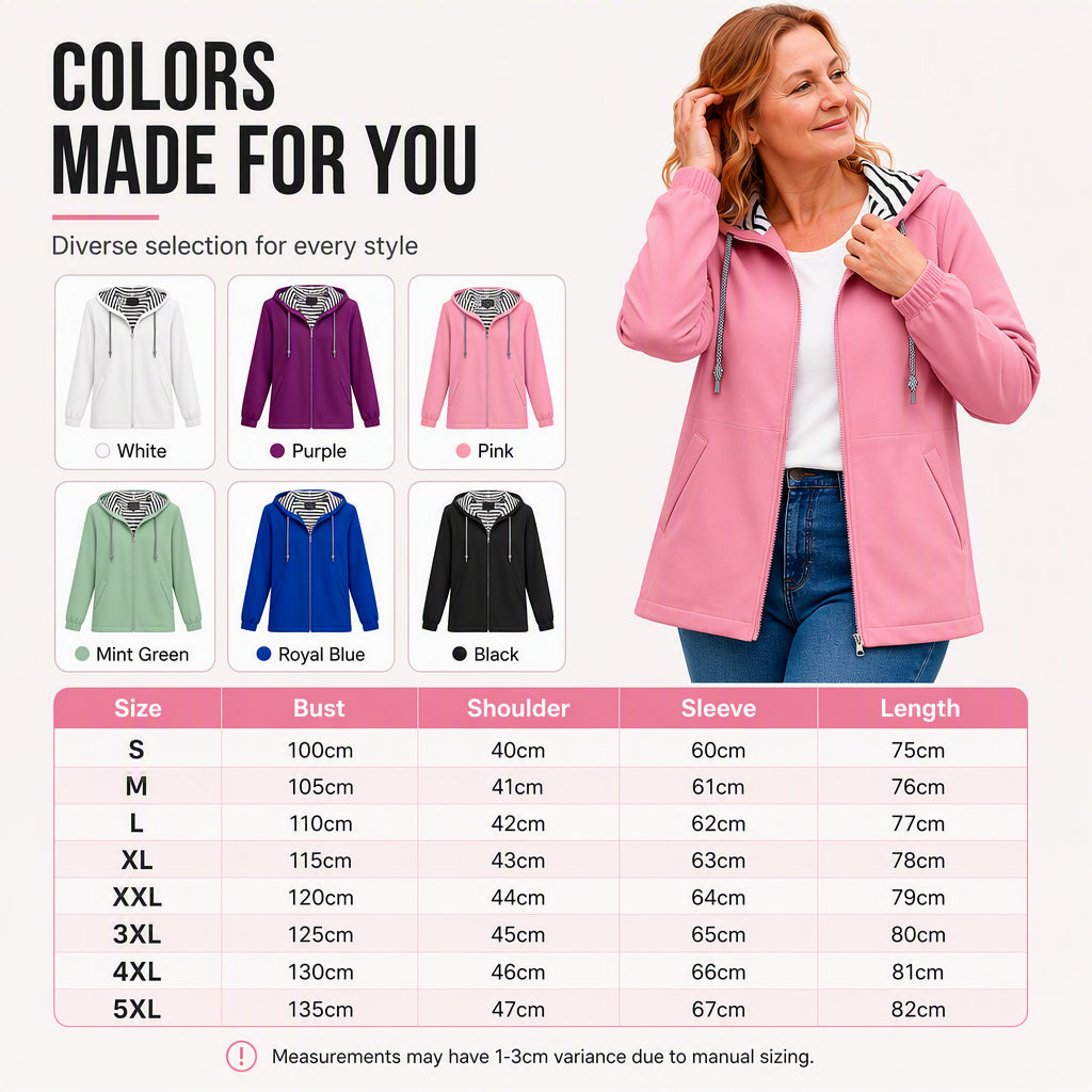 Women's Casual Waterproof Hooded Jacket