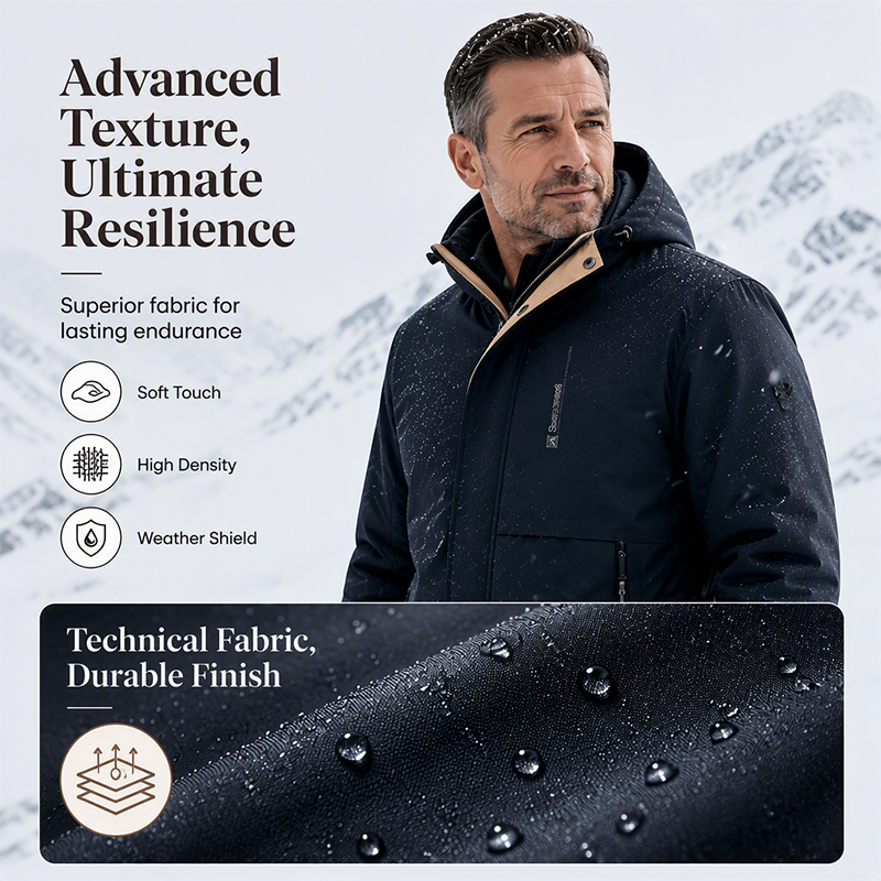 Men's Thickened Waterproof Warm Jacket