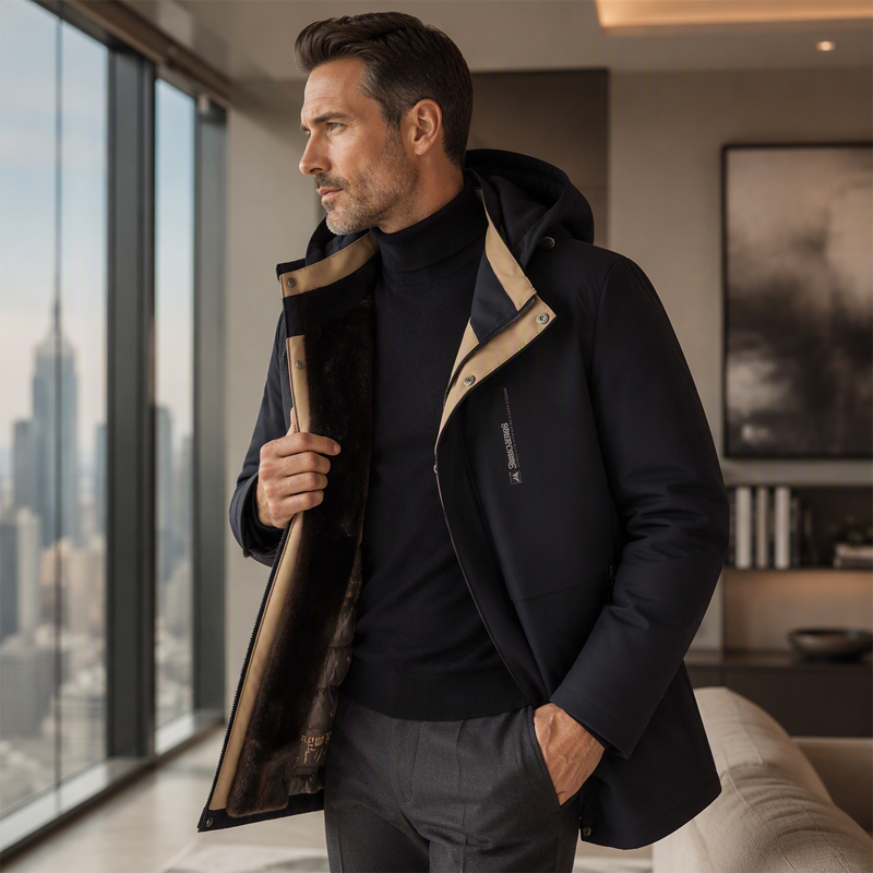 Men's Thickened Waterproof Warm Jacket