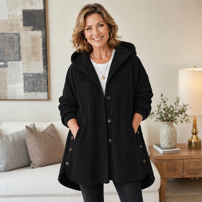Women's Winter Warm Casual Corduroy Jacket