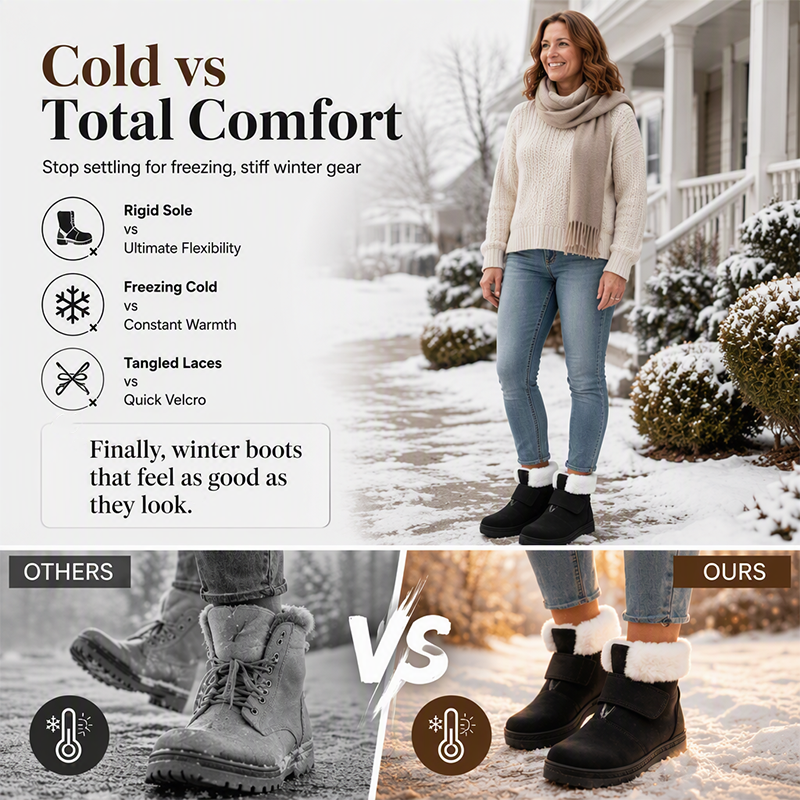 Women's Non-Slip Winter Warm Snow Boots