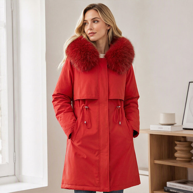 Women's Mid-Length Winter Warm Jacket