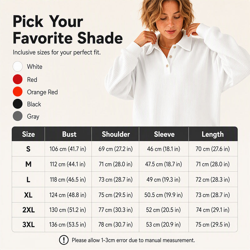 Women's Casual Waffle Knit Top