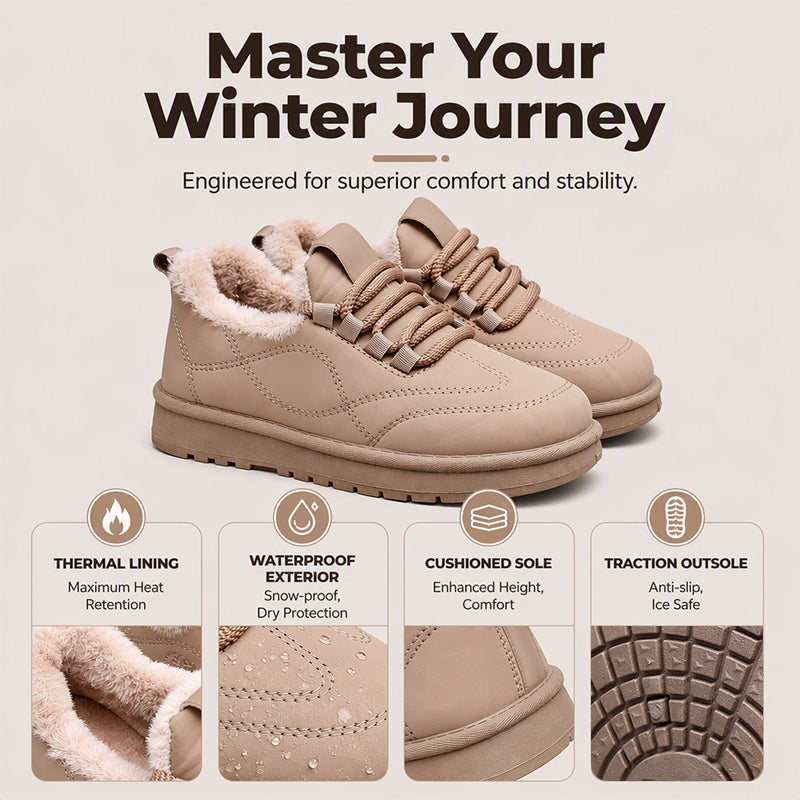 Women's Plush-Lined Non-Slip Snow Boots