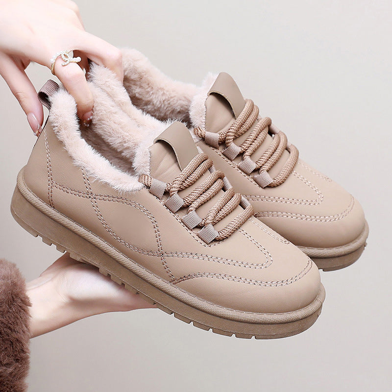 Women's Plush-Lined Non-Slip Snow Boots