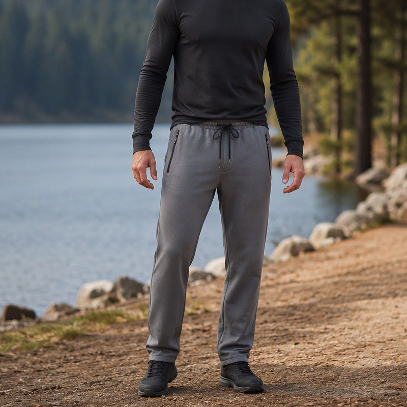Men's Thickened Sherpa-Lined Thermal Pants