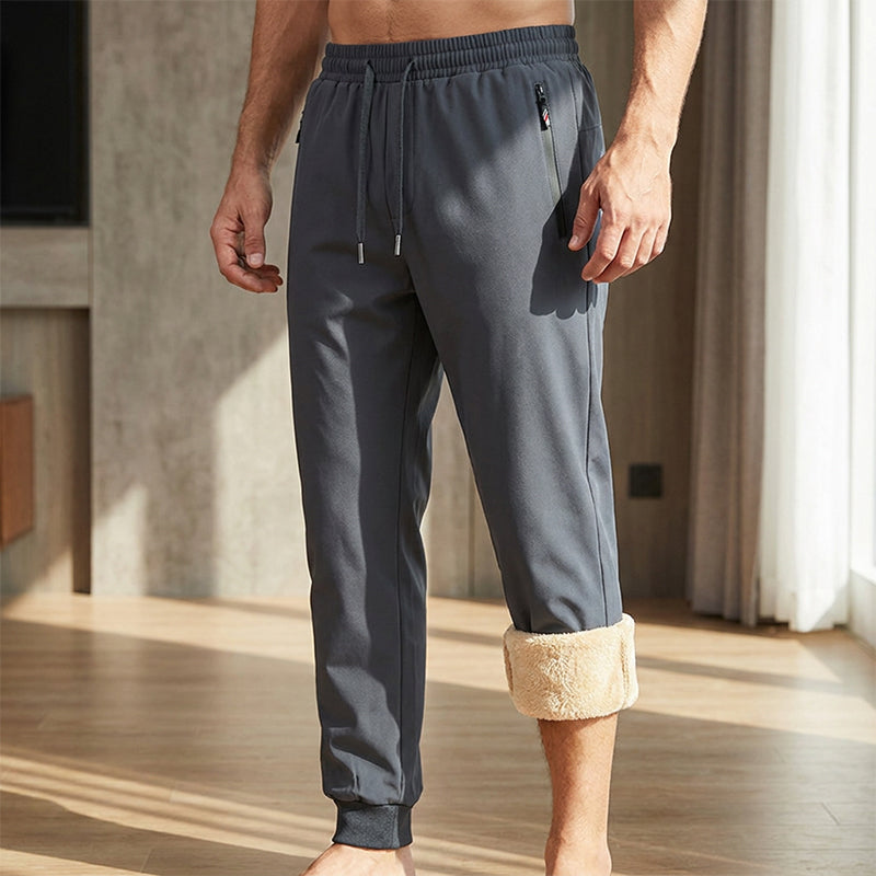 Men's Thickened Sherpa-Lined Thermal Pants