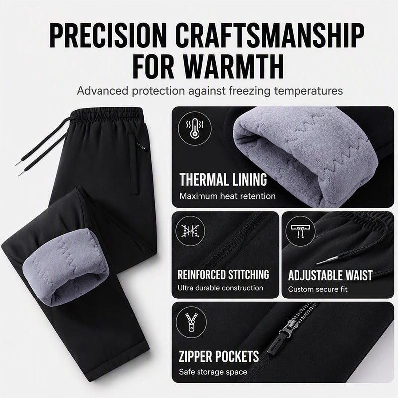 Men's Windproof Padded Thermal Pants