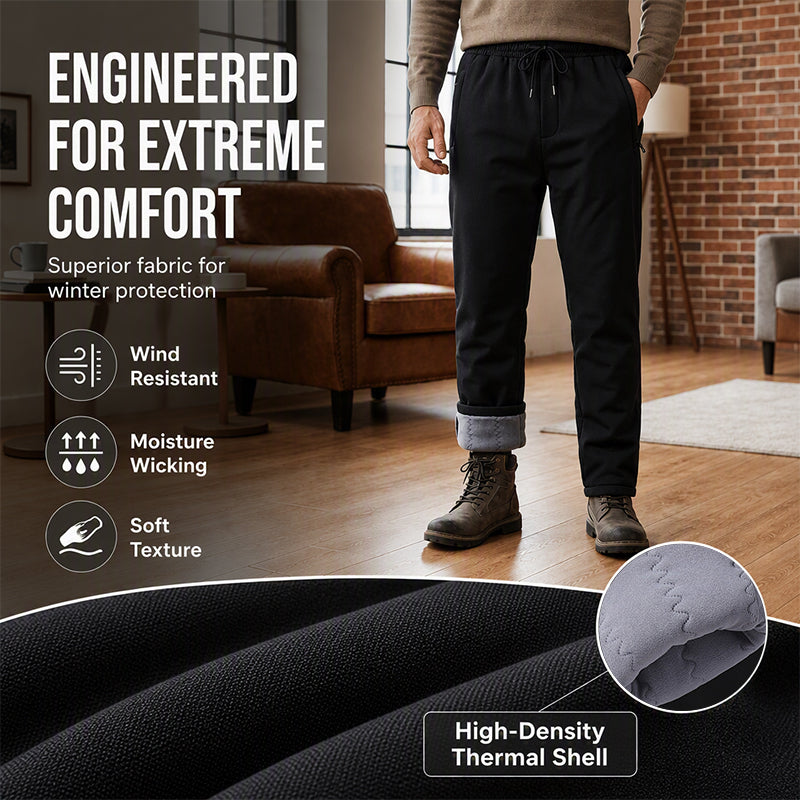 Men's Windproof Padded Thermal Pants