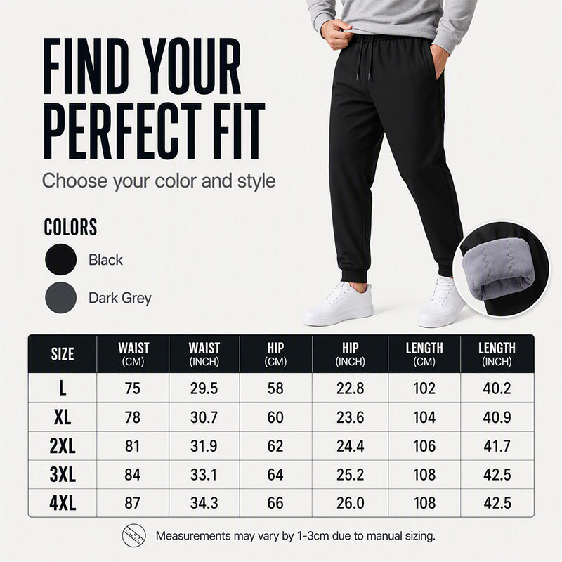 Men's Windproof Padded Thermal Pants