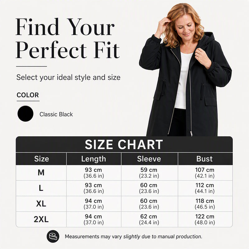 Women's Warm Mid-Length Hooded Coat