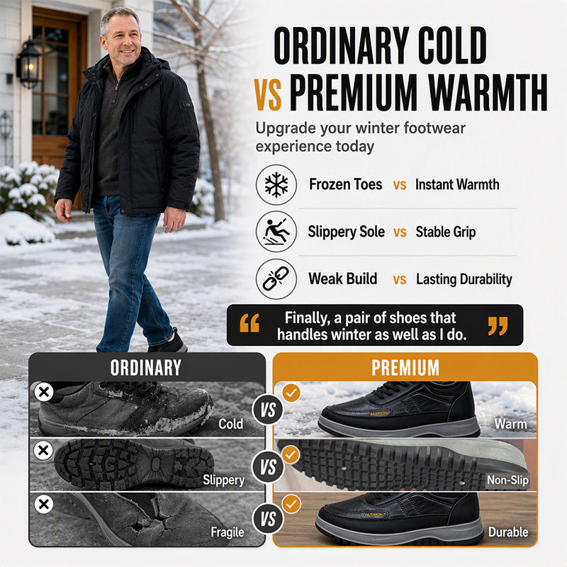 Men's Non-Slip Warm Lining Shoes