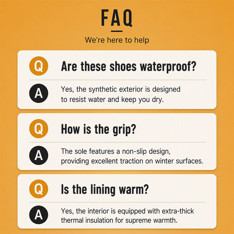 Men's Non-Slip Warm Lining Shoes