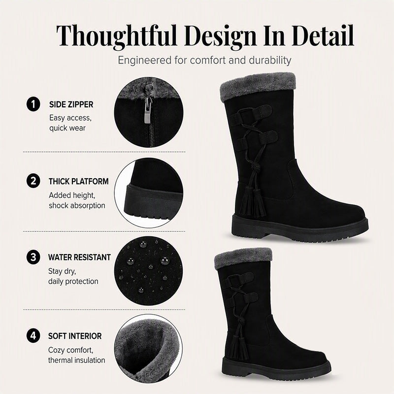 Women's Winter Warm Non-Slip Snow Boots