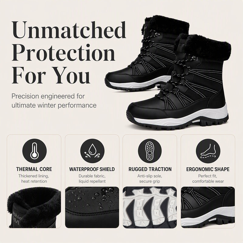 Women's Mid-Calf Winter Snow Boots