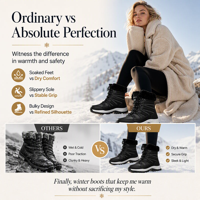 Women's Mid-Calf Winter Snow Boots