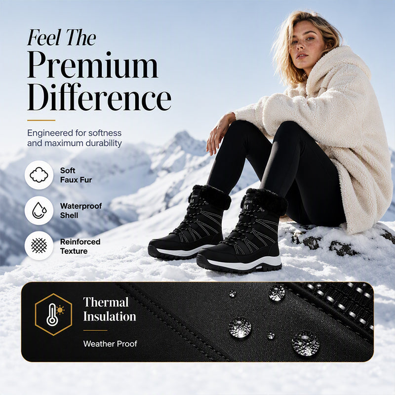 Women's Mid-Calf Winter Snow Boots