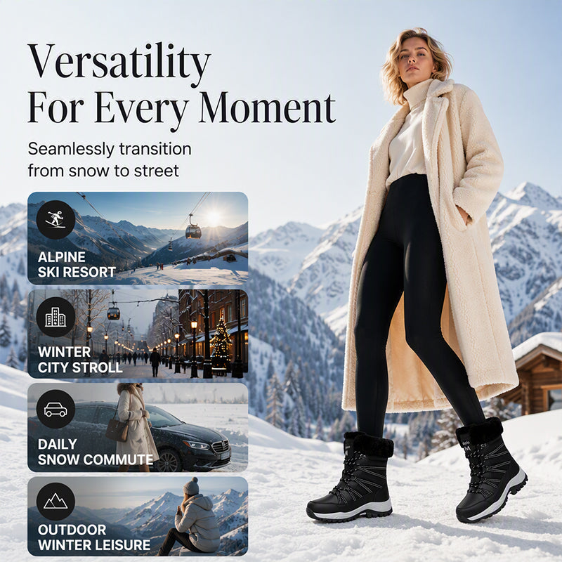 Women's Mid-Calf Winter Snow Boots