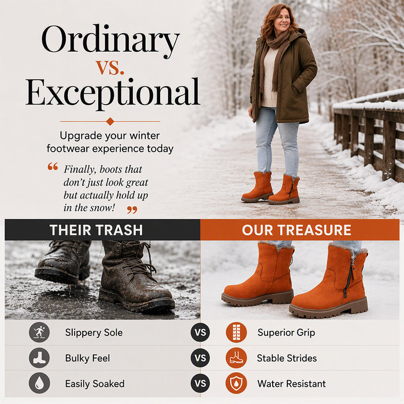 Women's Non-Slip Winter Warm Snow Boots