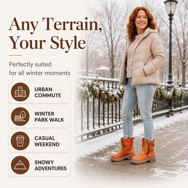 Women's Non-Slip Winter Warm Snow Boots
