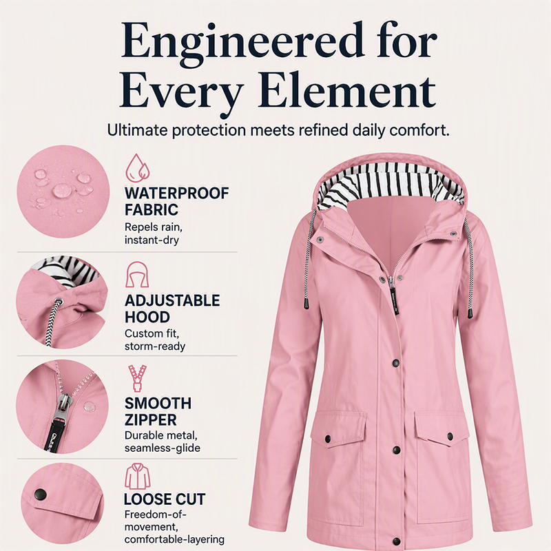 Women's Outdoor Waterproof Windproof Jacket