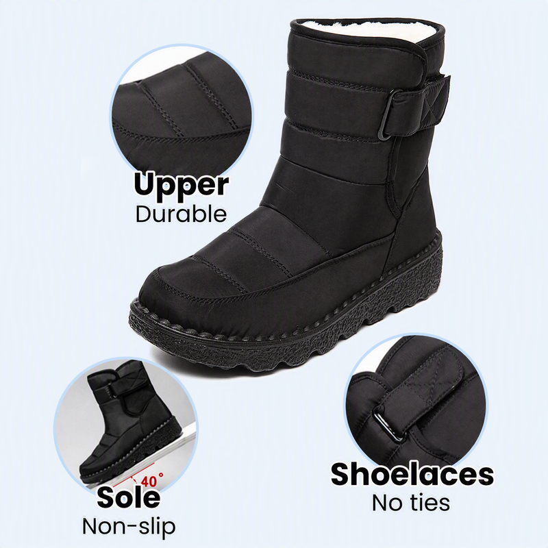 Women's Waterproof Non-slip Warm Ankle Snow Boots