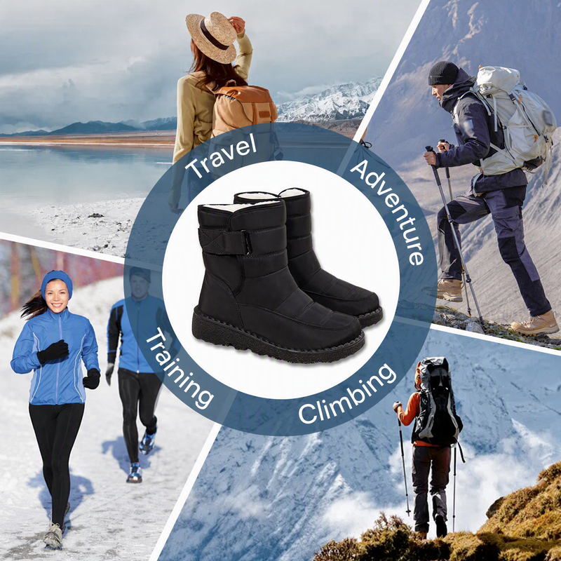 Women's Waterproof Non-slip Warm Ankle Snow Boots