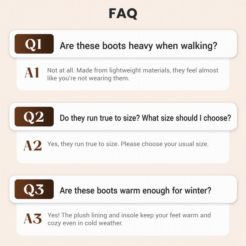 Women's Warm Anti-Slip Wear-Resistant Mid-Calf Boots